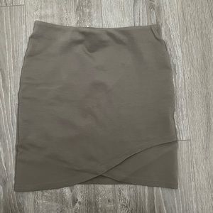 Aritzia Wrap mini skirt